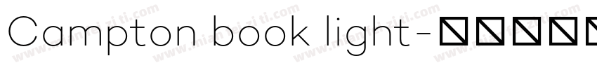 Campton book light字体转换